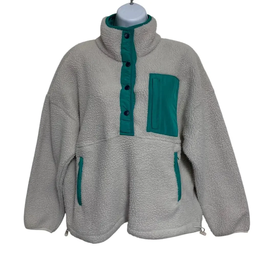 Wilo The Label Cozy Fleece Pullover Womens Size S